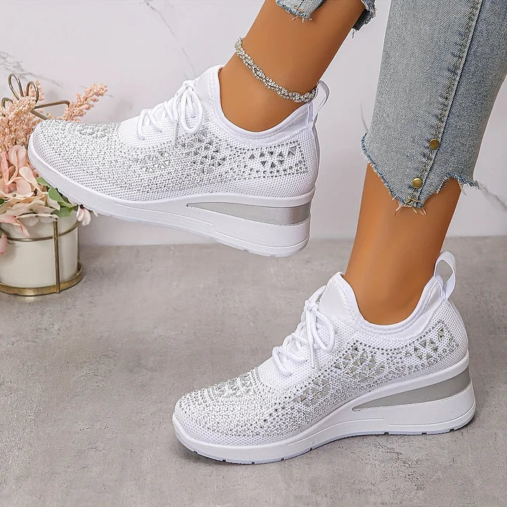 Maud™ | Bekväma Sneakers med Glittrande Detalj