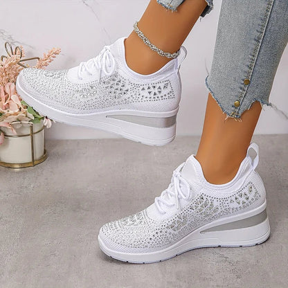 Maud™ | Bekväma Sneakers med Glittrande Detalj