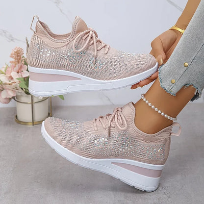 Maud™ | Bekväma Sneakers med Glittrande Detalj