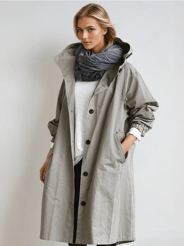 Gundhild™ | Vattentålig Oversized Trenchcoat