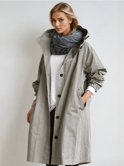 Gundhild™ | Vattentålig Oversized Trenchcoat