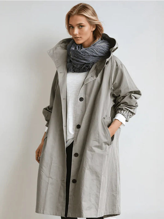 Gundhild™ | Vattentålig Oversized Trenchcoat