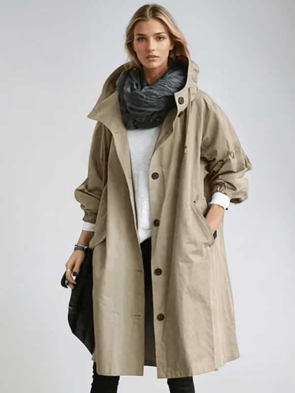 Gundhild™ | Vattentålig Oversized Trenchcoat