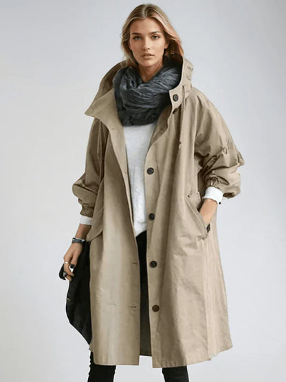Gundhild™ | Vattentålig Oversized Trenchcoat
