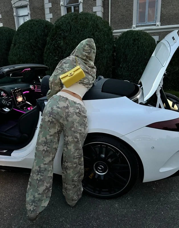 Noah™ | Olivgröna Streetwear Joggingbyxor