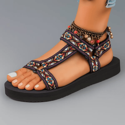 Benthe™ | Ortopediska Sandaler med Stil & Stöd